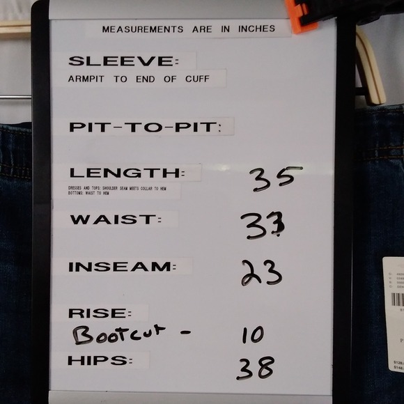 Pilcro Anthropologie Womens L Petite Flare Leg Bootcut Pull On Jeans Stretch NWT - Picture 7 of 7